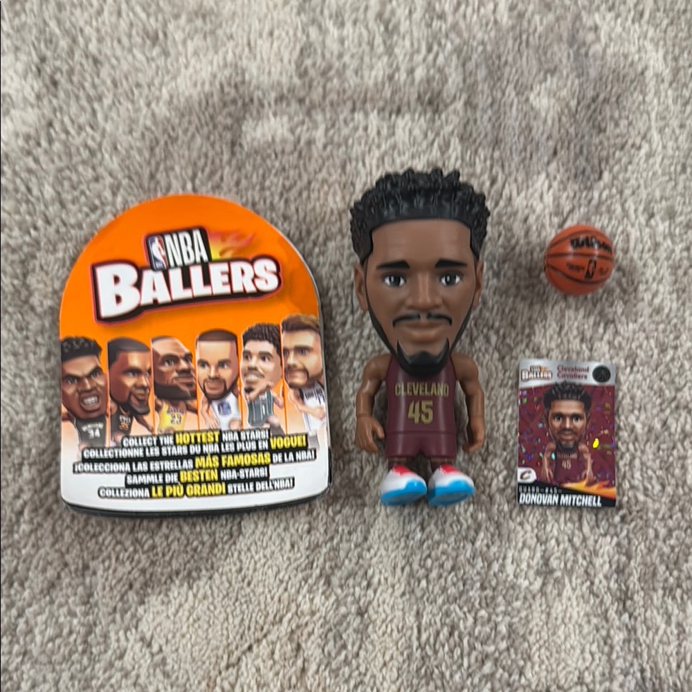 NBA Ballers Action Figure - Burgundy and Black